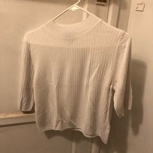 Topshop Ribbed Crop Top